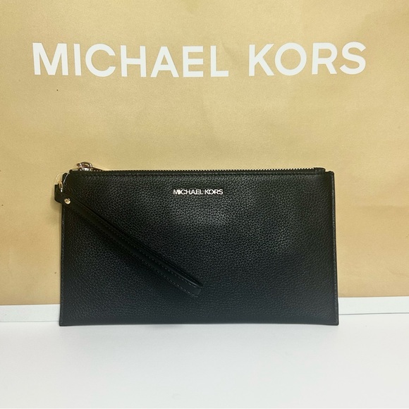 Michael Kors Women's Jet Set Travel Large Top Zip Black - New! - Picture 4 of 10